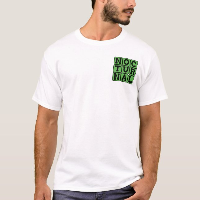 Camiseta Noturno, Caçador Noturno (Frente)
