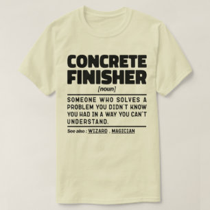 Camiseta Noun Cement Cement Sayings (finalizador concreto)