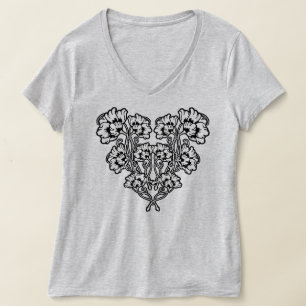 Camiseta Nouveau Flor Nouveau T-Shirt