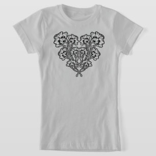 Camiseta Nouveau Flor Nouveau T-Shirt