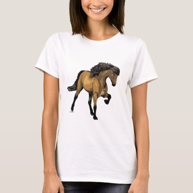 Camiseta Nouvelle Cavalo Islandês (Frente)