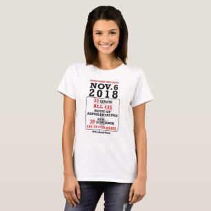 Camiseta Nov.6, 2018 - vote-os para fora