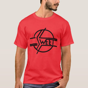 Camiseta Nova banda glamourosa de rock clássico dos anos 70