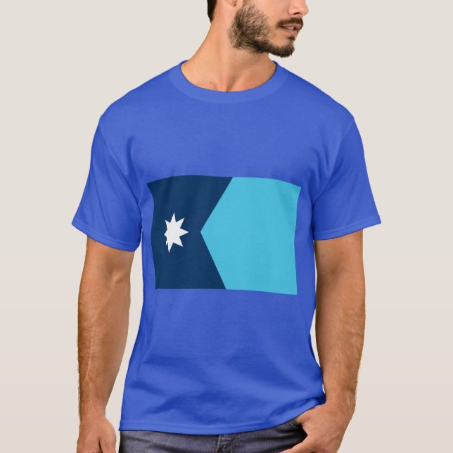 Camiseta Nova bandeira do Estado do Minnesota (Frente)