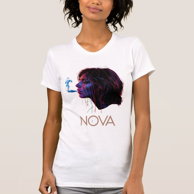 Camiseta Nova Brilho Pintou Silêncio (Frente)