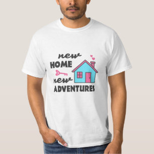 Camiseta Nova Casa Novas Aventuras para o Partido do Aqueci