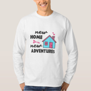 Camiseta Nova Casa Novas Aventuras para o Partido do Aqueci