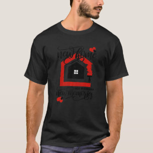 Camiseta Nova Casa Novas Começar Novas Memórias Aquecimento
