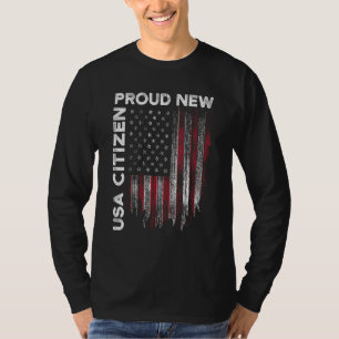 Camiseta Nova Cidadania Americana Cidadania Americana nos E