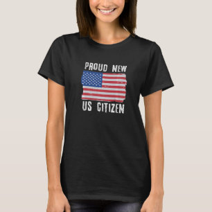 Camiseta Nova cidadania cidadã dos EUA Novo cidadão dos EUA