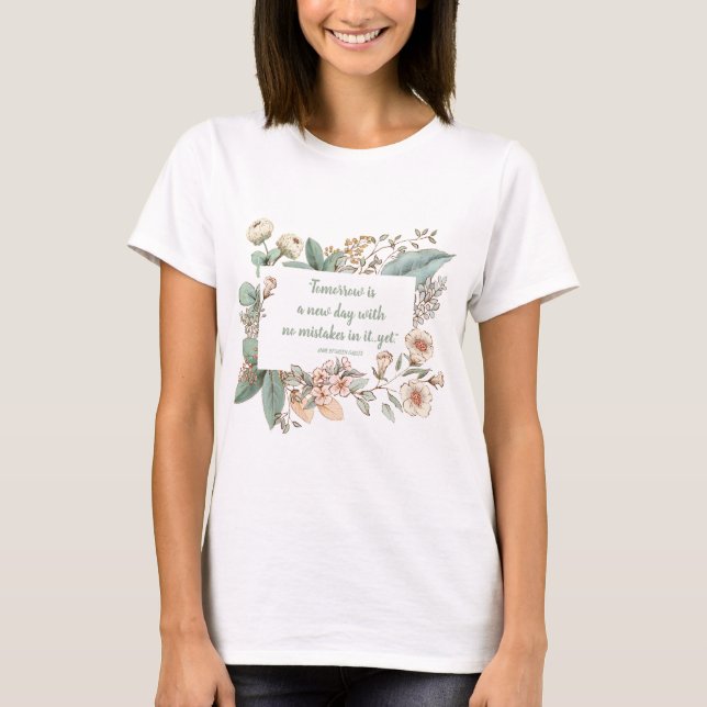 Camiseta Nova Cotação de Dia de Anne of Green Gables | Cami (Frente)
