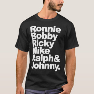 Camiseta Nova Edição Ronnie, Bobby, Ricky, Mike, Ralph &amp