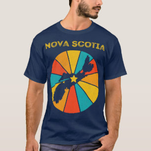 Camiseta Nova Escócia Canadá Vintage Alcançou Souvenir