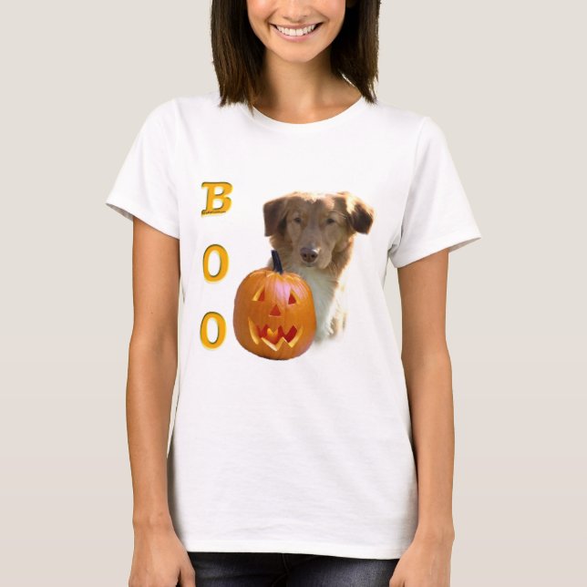 Camiseta Nova Escócia Duck Tolling Boo (Frente)