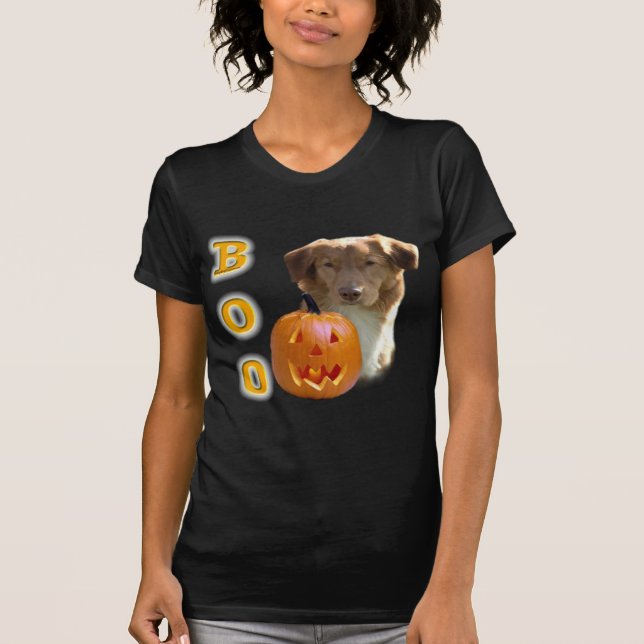 Camiseta Nova Escócia Duck Tolling Boo (Frente)