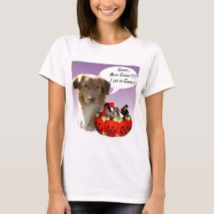 Camiseta Nova Escócia Duck Tolling Retriever Halloween Cand