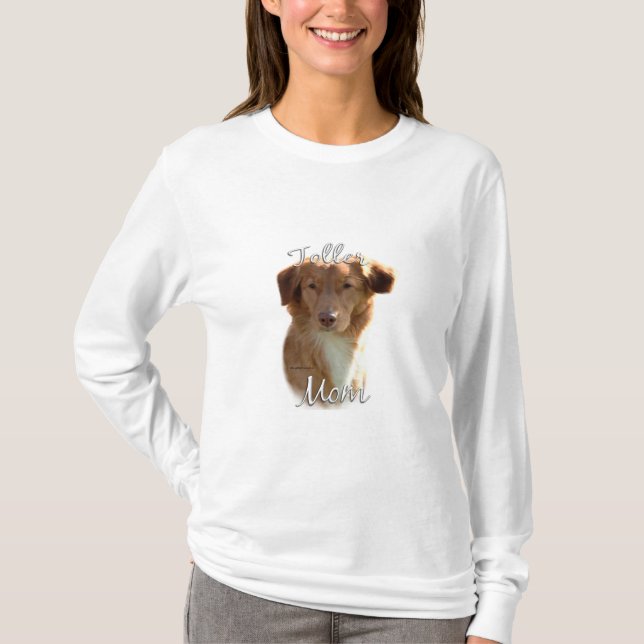 Camiseta Nova Escócia Duck Tolling Retriever Mãe 2 (Frente)
