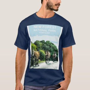 Camiseta Nova Floresta de Hampshire é um presente para cava