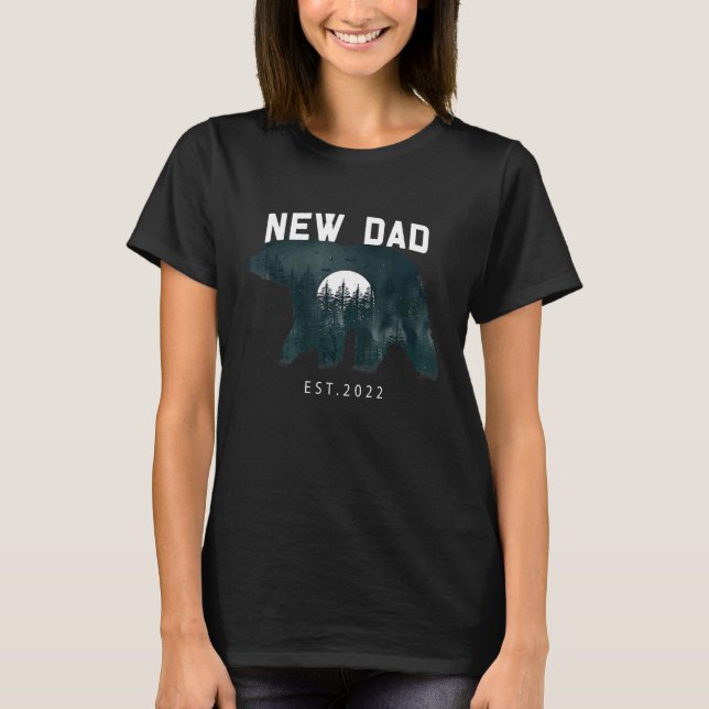 Camiseta Nova Floresta de Lua Noite do Padre Bear (Frente)