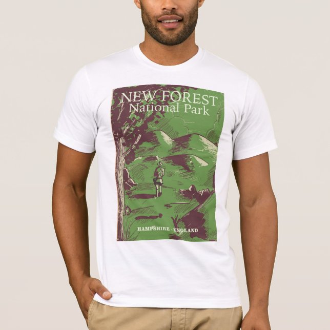 Camiseta Nova Floresta, Hampshire, Inglaterra (Frente)