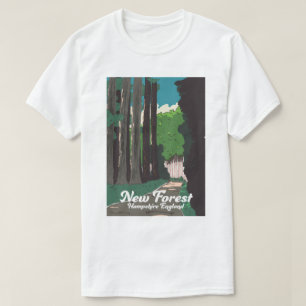 Camiseta Nova floresta Hampshire Inglaterra Caneca de café