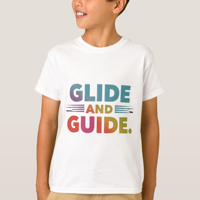 Camiseta Nova Glide e T-shirt guia (Frente)