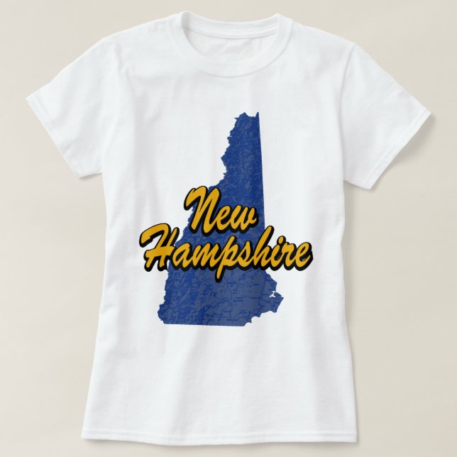 Camiseta Nova Hampshire (Frente do Design)