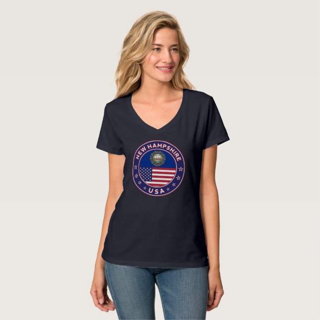 Camiseta Nova Hampshire (Frente Completa)