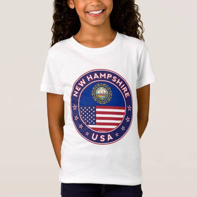 Camiseta Nova Hampshire (Frente)