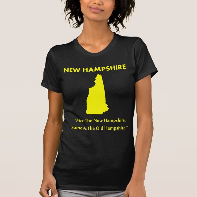 Camiseta Nova Hampshire - Conheça a Nova Hampshire... (Frente)