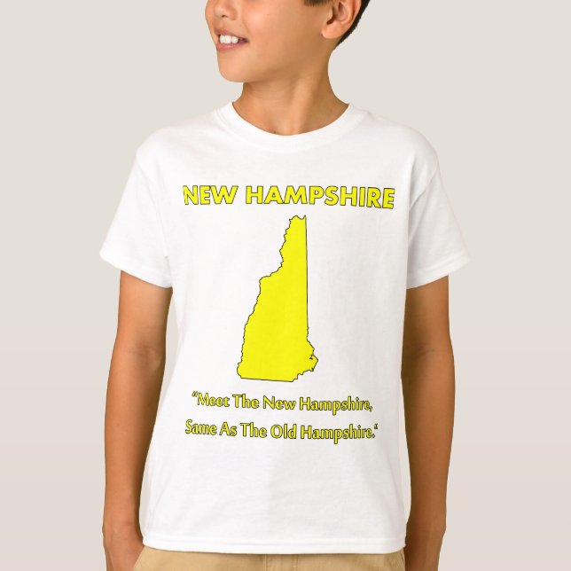 Camiseta Nova Hampshire - Conheça a Nova Hampshire... (Frente)