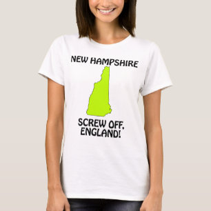 Camiseta Nova Hampshire - Desligue a Inglaterra!