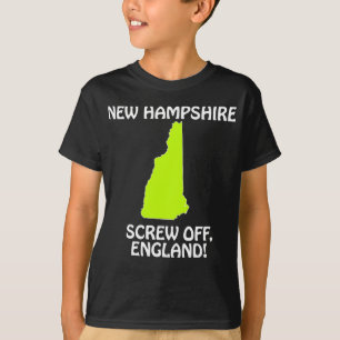 Camiseta Nova Hampshire - Desligue a Inglaterra!