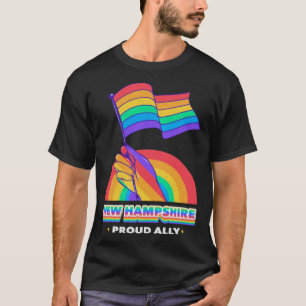 Camiseta Nova Hampshire Orgulhosa, Orgulho LGBTQ LGBT Co