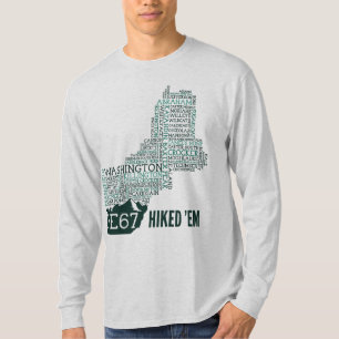 Camiseta Nova Inglaterra 67 caminhou o t-shirt longo da
