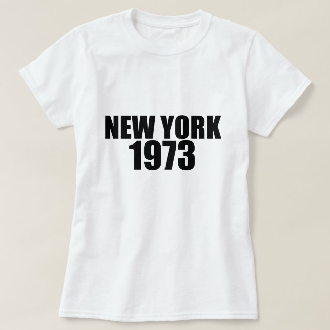 CAMISETA NOVA IORQUE 1973 (Frente do Design)