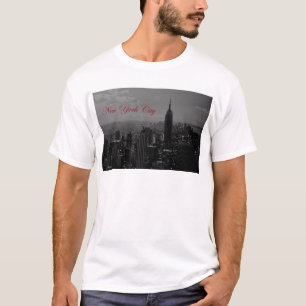 Camiseta Nova Iorque branco preto