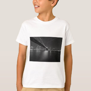 Camiseta Nova Iorque Branco preto - Skyline