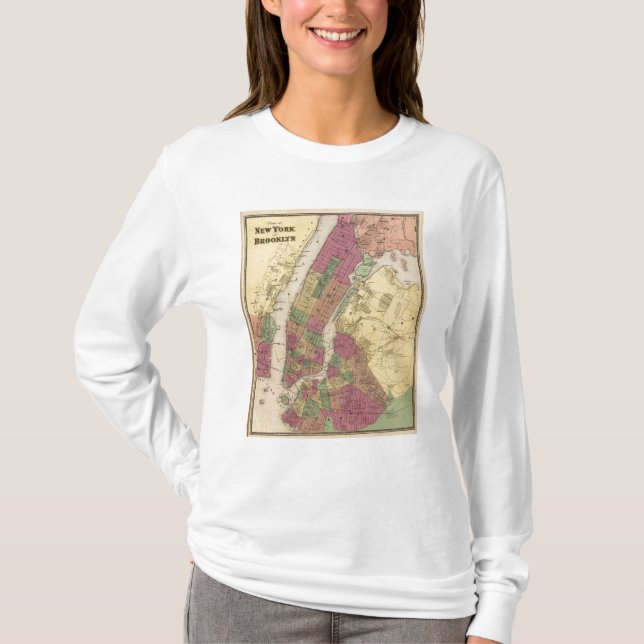 Camiseta Nova Iorque, Brooklyn (Frente)