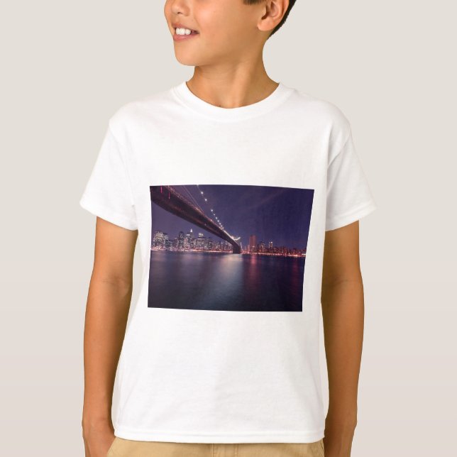 Camiseta Nova Iorque Brooklyn Bridge (Frente)