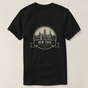 Camiseta Nova Iorque Cityscape Skyline Viagem