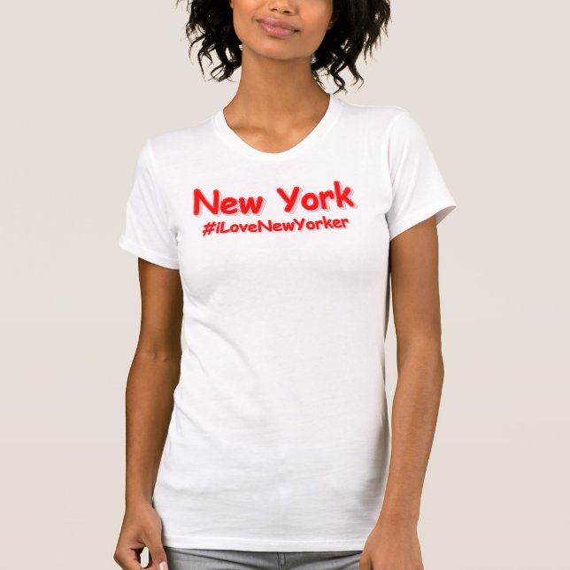 Camiseta "Nova Iorque" Design. Comprar Agora (Frente)
