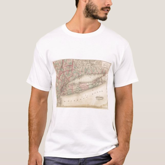Camiseta Nova Iorque e vizinhança (Frente)