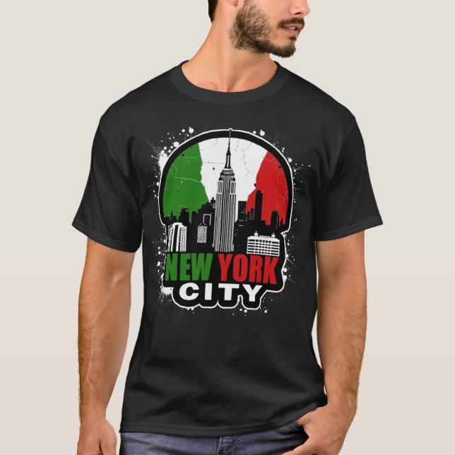 Camiseta Nova Iorque Italiano (Frente)