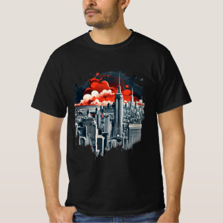 Camiseta Nova Iorque Manhattan skyline T-Shirt design