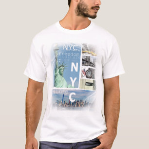 Camiseta Nova Iorque Moderno Elegante Manhattan Nyc