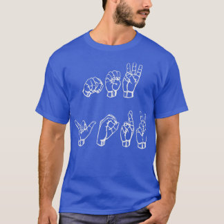 Camiseta Nova Iorque na Língua de Sinais