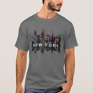 Camiseta Nova Iorque no grafite