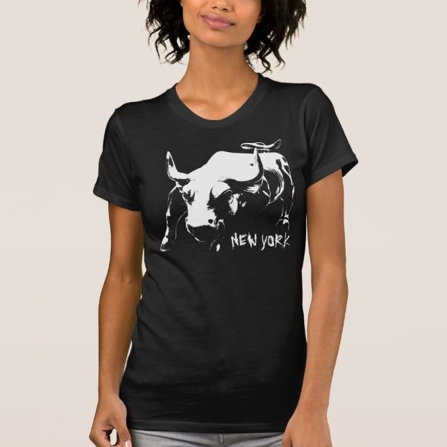 Camiseta Nova Iorque NY Bull Souvenir Top (Frente)