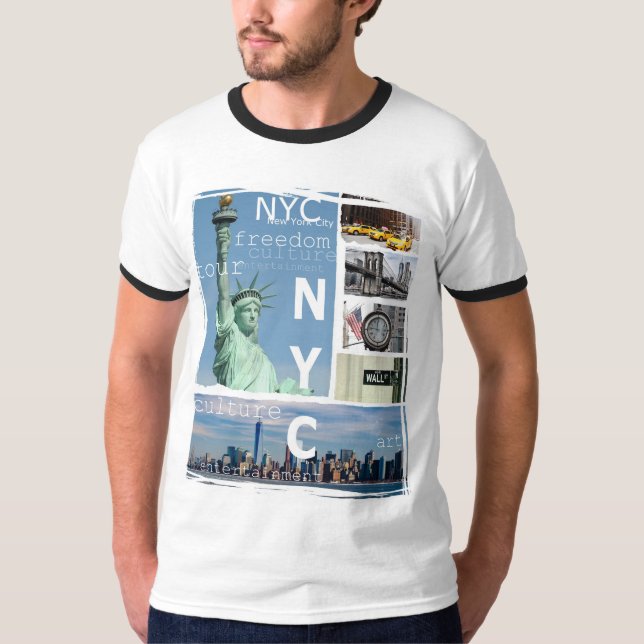 Camiseta Nova Iorque Nyc (Frente)
